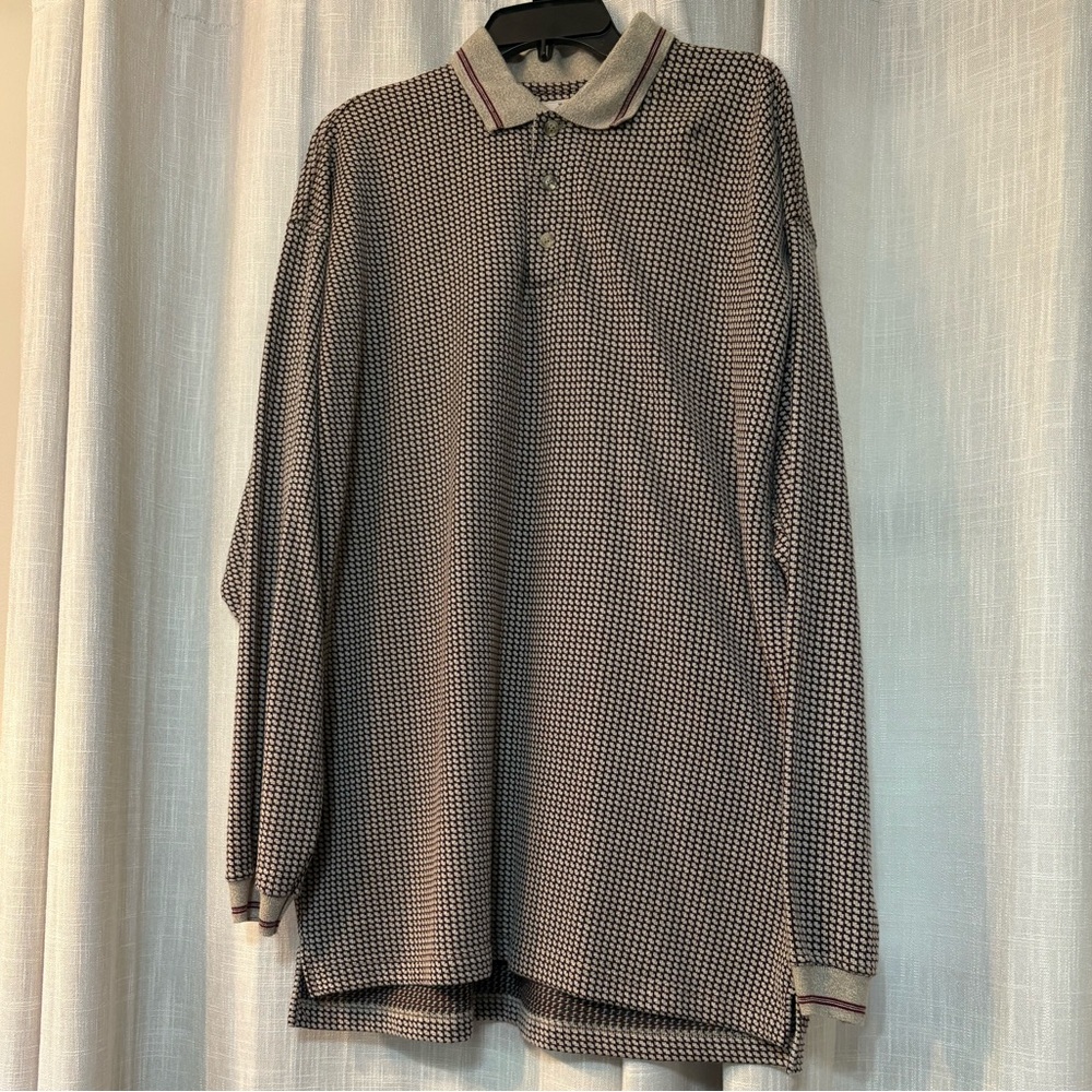 River Trader Men's Polo Long Sleeve Shirt